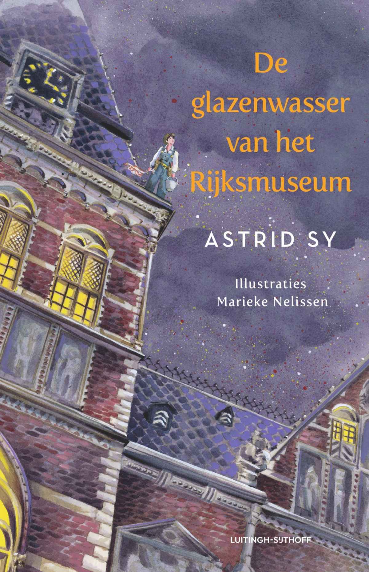 De glazenwasser van het Rijksmuseum
